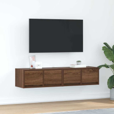 vidaXL 2 db barna tölgy színű szerelt fa TV-szekrény 60x31x25,5 cm bútor