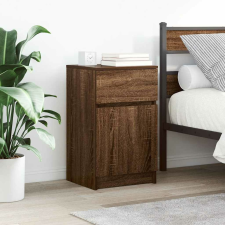 vidaXL 2 db barna tölgyszínű éjjeliszekrény 39x35x65 cm bútor