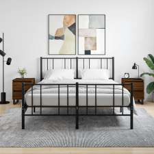 vidaXL 2 db barna tölgyszínű éjjeliszekrény 40 x 35 x 50 cm bútor