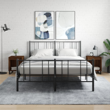 vidaXL 2 db barna tölgyszínű éjjeliszekrény 40 x 35 x 50 cm bútor