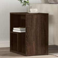 vidaXL 2 db barna tölgyszínű szerelt fa kisasztal 50x30x50 cm bútor