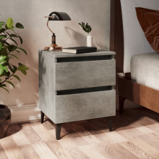 vidaXL 2 db betonszürke forgácslap éjjeliszekrény 40 x 35 x 50 cm bútor