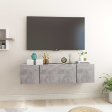 vidaXL 2 db betonszürke függő TV-szekrény 60 x 30 x 30 cm bútor