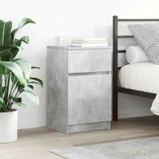 vidaXL 2 db betonszürke szerelt fa éjjeliszekrény 39x35x65 cm bútor