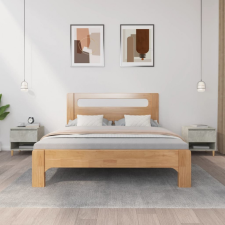 vidaXL 2 db betonszürke szerelt fa éjjeliszekrény 50x 46 x 50 cm bútor