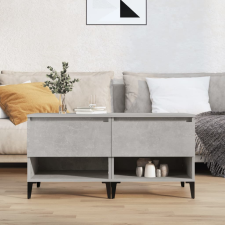 vidaXL 2 db betonszürke szerelt fa kisasztal 50 x 46 x 50 cm bútor