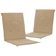 vidaXL 2 db bézsszínű párna kerti székhez 100 x 50 x 3 cm kerti bútor