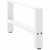 vidaXL 2 db fehér acél dohányzóasztal lábak 30×70 cm