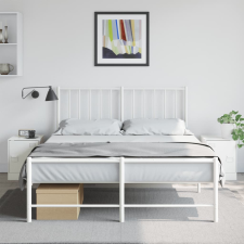 vidaXL 2 db fehér acél éjjeliszekrény 34,5 x 39 x 44 cm bútor