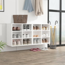vidaXL 2 db fehér cipősszekrény 52,5 x 30 x 50 cm bútor