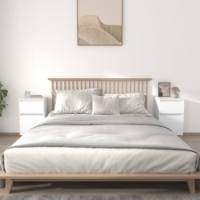 vidaXL 2 db fehér éjjeliszekrény 40 x 35 x 70 cm bútor