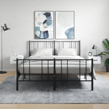 vidaXL 2 db fehér falra szerelhető éjjeliszekrény 35x35x20 cm bútor