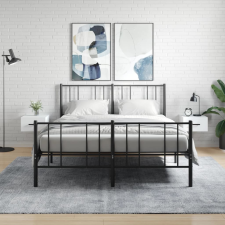 vidaXL 2 db fehér falra szerelhető éjjeliszekrény 35x35x20 cm bútor
