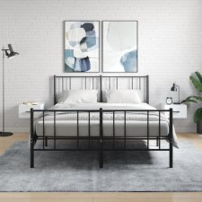vidaXL 2 db fehér falra szerelhető éjjeliszekrény 35x35x20 cm bútor