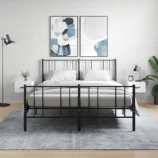 vidaXL 2 db fehér falra szerelhető éjjeliszekrény 35x35x20 cm bútor