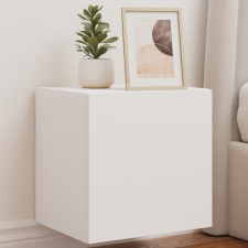 vidaXL 2 db fehér falra szerelhető TV-szekrény LED-ekkel 40,5x35x40 cm bútor