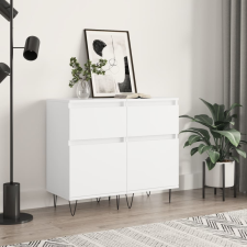vidaXL 2 db fehér műfa tálalószekrény 40 x 35 x 70 cm bútor