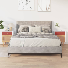 vidaXL 2 db fehér szerelt fa éjjeliszekrény 40 x 30 x 55 cm bútor
