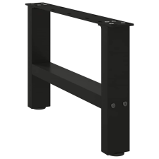 vidaXL 2 db fekete acél dohányzóasztal lábak 30×50 cm bútor