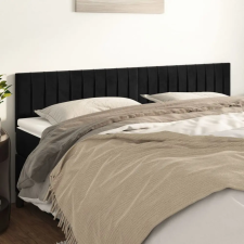 vidaXL 2 db fekete bársony fejtámla 100x5x78/88 cm ágy és ágykellék