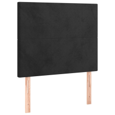 vidaXL 2 db fekete bársony fejtámla 100x5x78/88 cm (3116096) ágy és ágykellék