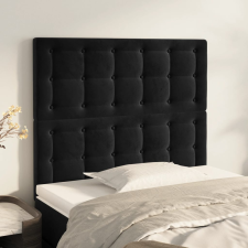 vidaXL 2 db fekete bársony fejtámla 80 x 5 x 78/88 cm ágy és ágykellék