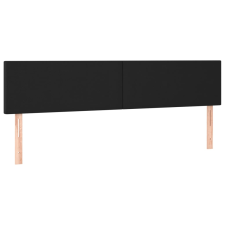 vidaXL 2 db fekete műbőr fejtámla 90x5x78/88 cm (345832) ágy és ágykellék