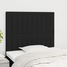 vidaXL 2 db fekete szövet fejtámla 100x5x78/88 cm ágy és ágykellék