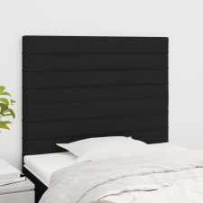 vidaXL 2 db fekete szövet fejtámla 80 x 5 x 78/88 cm ágy és ágykellék