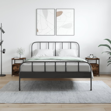 vidaXL 2 db füstös tölgyszínű éjjeliszekrény 34x35,5x50 cm bútor