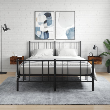 vidaXL 2 db füstös tölgyszínű fali éjjeliszekrény 35 x 35 x 20 cm bútor