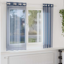 vidaXL 2 db királykék voile függönyök grommets lakástextília
