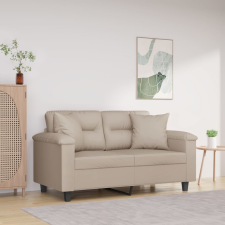 vidaXL 2 db krémszínű mikroszálas díszpárna 40 x 40 cm lakástextília