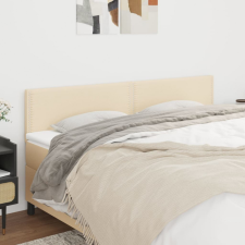 vidaXL 2 db krémszínű szövet fejtámla 90x5x78/88 cm ágy és ágykellék