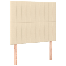 vidaXL 2 db krémszínű szövet fejtámla 90x5x78/88 cm (3116557) ágy és ágykellék
