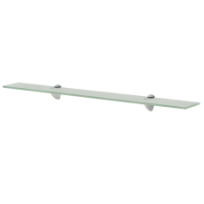 vidaXL 2 db lebegő üvegpolc 80 x 20 cm 8 mm (3051539) bútor
