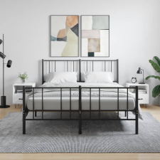 vidaXL 2 db magasfényű fehér szerelt fa éjjeliszekrény 40x35x47,5 cm bútor