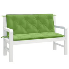 vidaXL 2 db melange zöld szövet kerti padpárna 120x50x7 cm kerti bútor