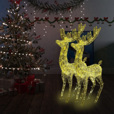 vidaXL 2 db meleg fehér XXL akril karácsonyi rénszarvas 250 LED 180 cm karácsonyi dekoráció