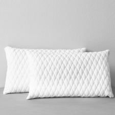 vidaXL 2 db memóriahabos párna 80 x 40 x 14 cm lakástextília