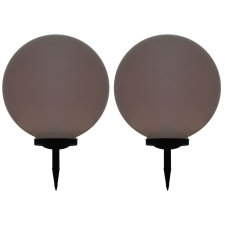 vidaXL 2 db napelemes kültéri LED gömblámpa 50 cm RGB kültéri világítás