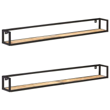 vidaXL 2 db nyers mangófa fali polc 160 cm bútor