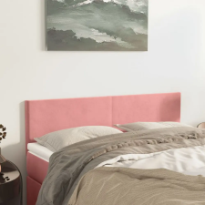 vidaXL 2 db rózsaszín bársony fejtámla 72 x 5 x 78/88 cm ágy és ágykellék
