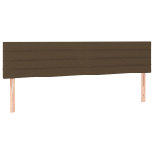 vidaXL 2 db sötétbarna szövet fejtámla 100x5x78/88 cm (346189) ágy és ágykellék