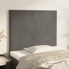 vidaXL 2 db sötétszürke bársony fejtámla 100x5x78/88 cm ágy és ágykellék