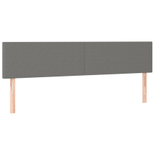 vidaXL 2 db sötétszürke szövet fejtámla 100x5x78/88 cm (345845) ágy és ágykellék