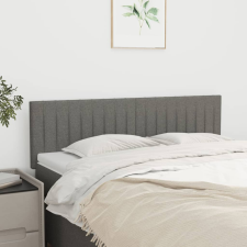 vidaXL 2 db sötétszürke szövet fejtámla 72 x 5 x 78/88 cm ágy és ágykellék