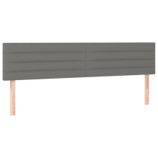 vidaXL 2 db sötétszürke szövet fejtámla 90x5x78/88 cm (346173) ágy és ágykellék