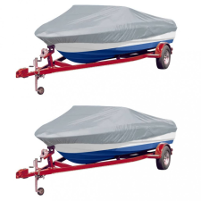 vidaXL 2 db szürke hajótakaró ponyva 488-564 x 239 cm barkácsgép tartozék