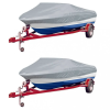 vidaXL 2 db szürke hajótakaró ponyva 519-580 x 244 cm